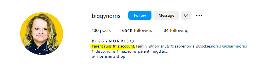 Biggy Norris Instagram