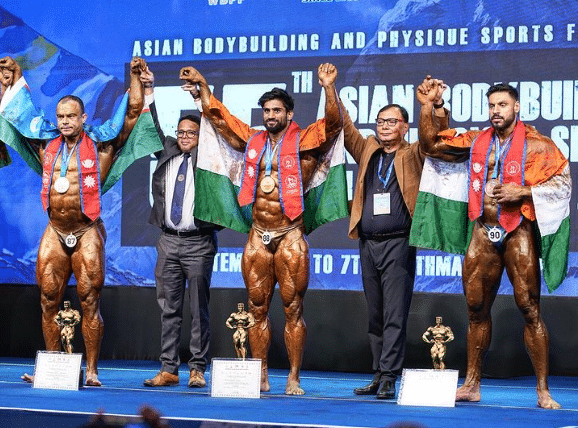 Nitin Chandila won gold medal
